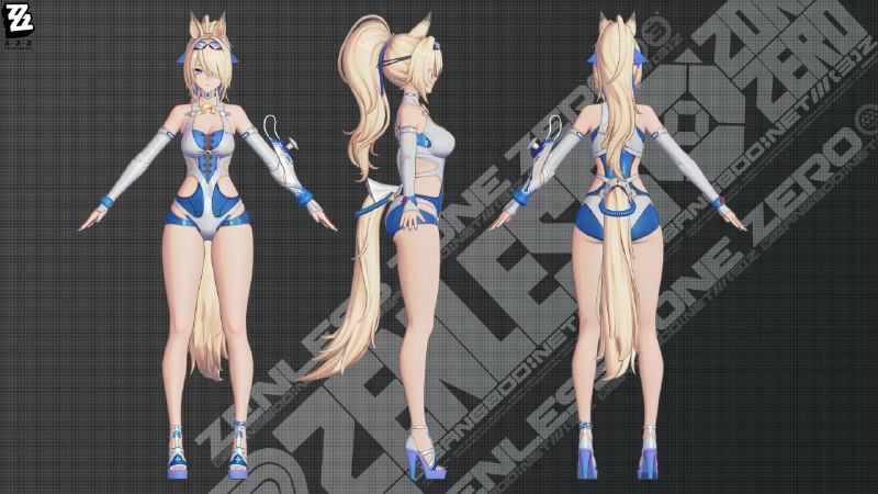 [ZZZ - 3.1 BETA] Sigrid Skin RenderThanks to Chi for the render.